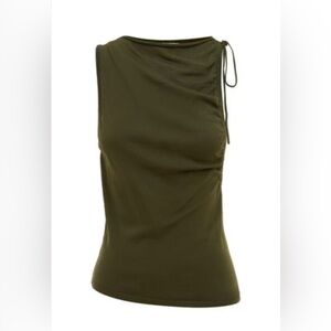 NWT With Jean Tribeca Tank Top - Khaki